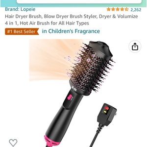 Lopeie hair dryer brush